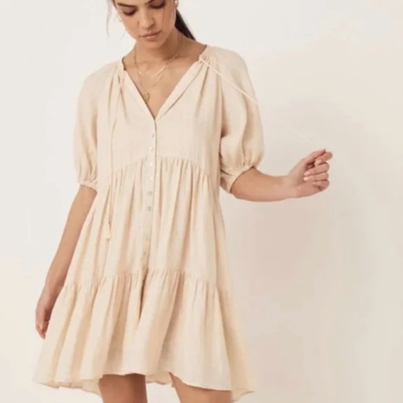 Spell Sunday Linen Mini Dress - Picture 6 of 7